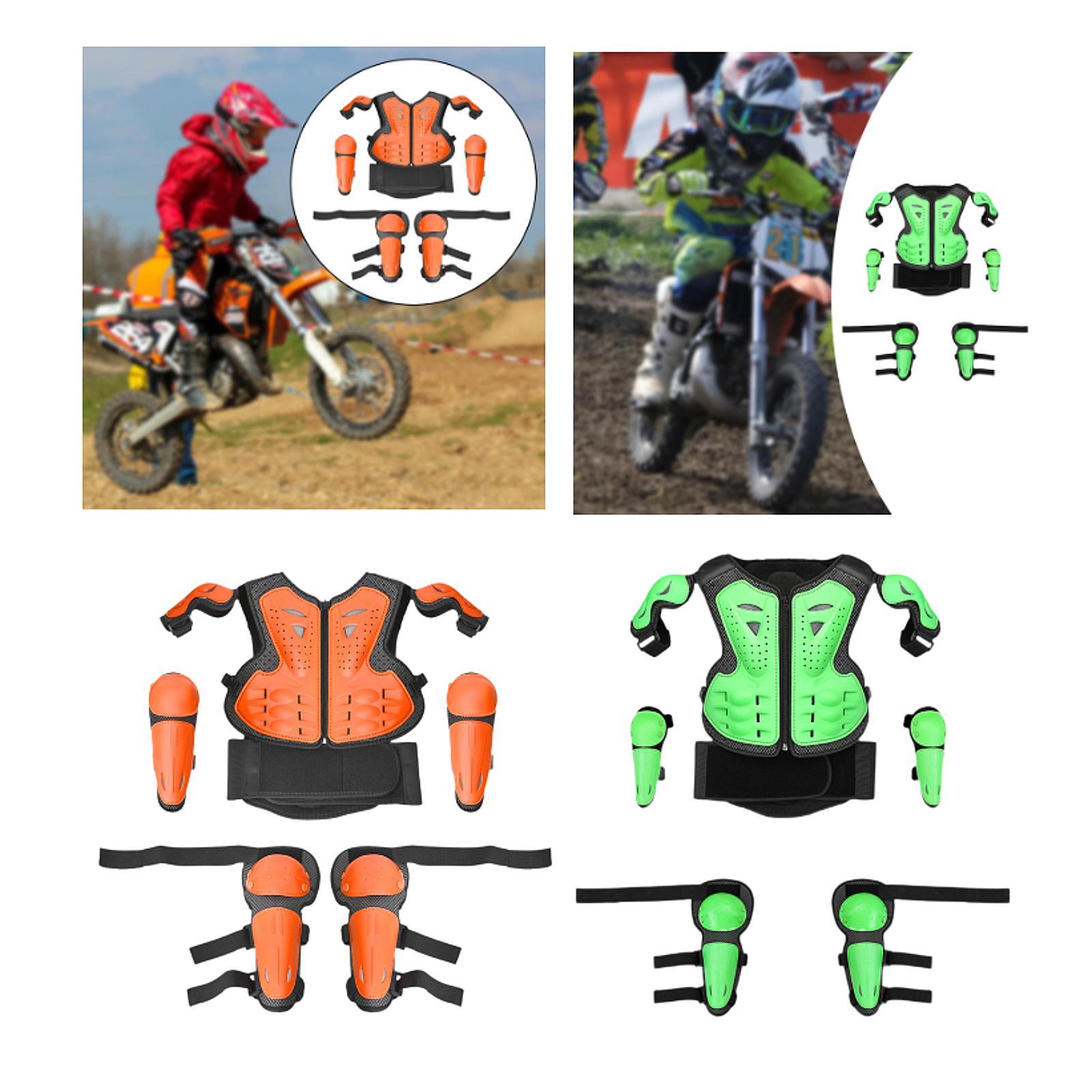Motorcycle Gear Full Suit - Zestaw ochronny dla dzieci do motocykli
