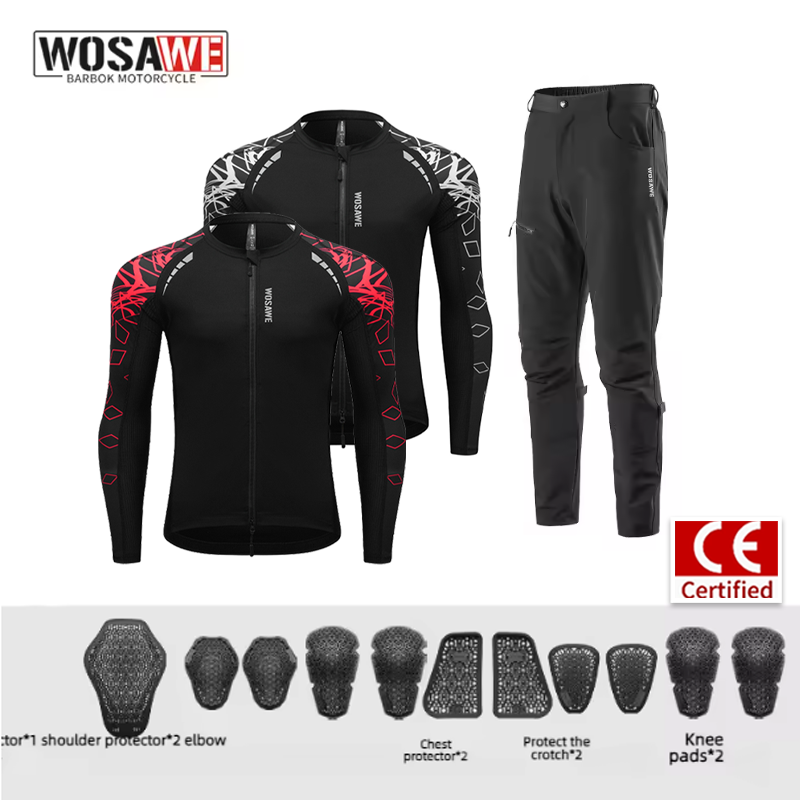 WOSAWE Męski Kombinezon Motocy – Motorcycle Gear Jacket And Pants recenzja i cena