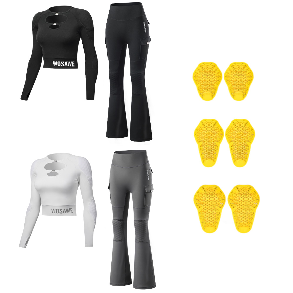 Zestaw motocyklowy damski WOSA – Motorcycle Gear Jacket And Pants recenzja i cena