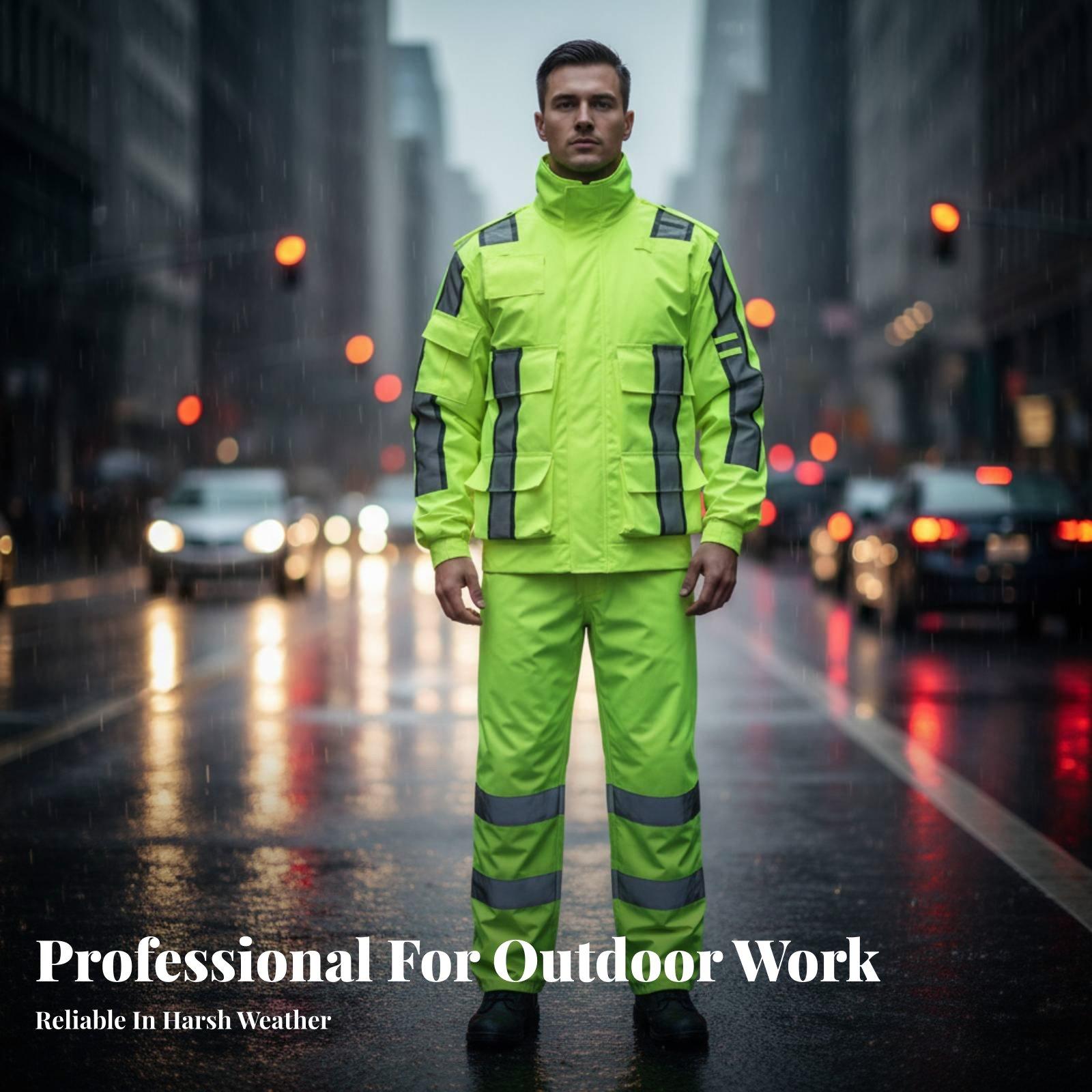 Wodoodporny, odblaskowy kombin – Motorcycle Gear Jacket And Pants recenzja i cena