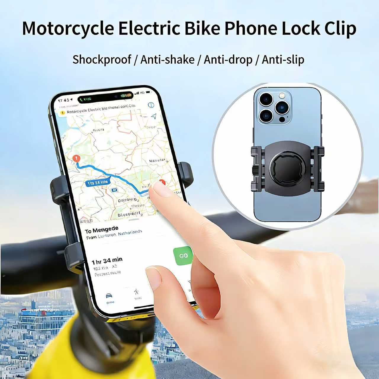 Uchwyt na telefon do kasku, pó – Motorcycle Gear Video recenzja i cena