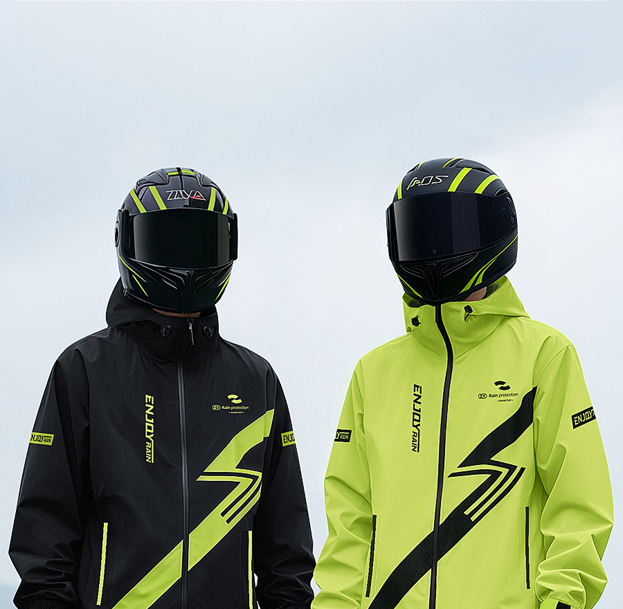 Gruby płaszcz przeciwdeszczowy – Motorcycle Gear Full Suit recenzja i cena