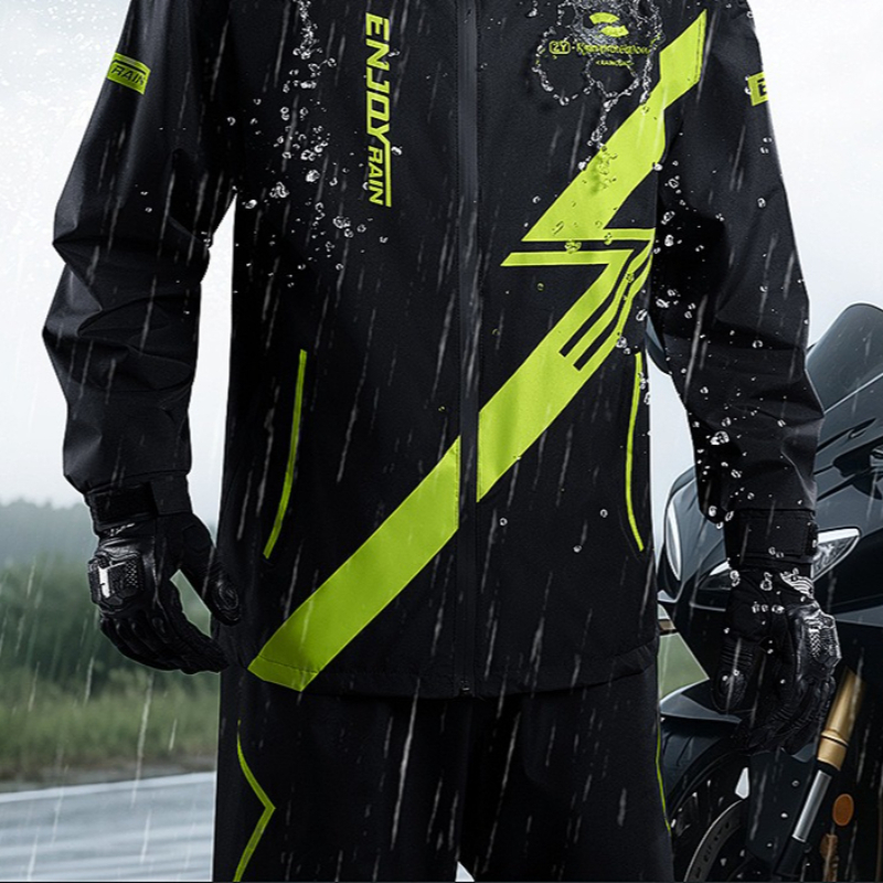 Gruby płaszcz przeciwdeszczowy – Motorcycle Gear Full Suit recenzja i cena