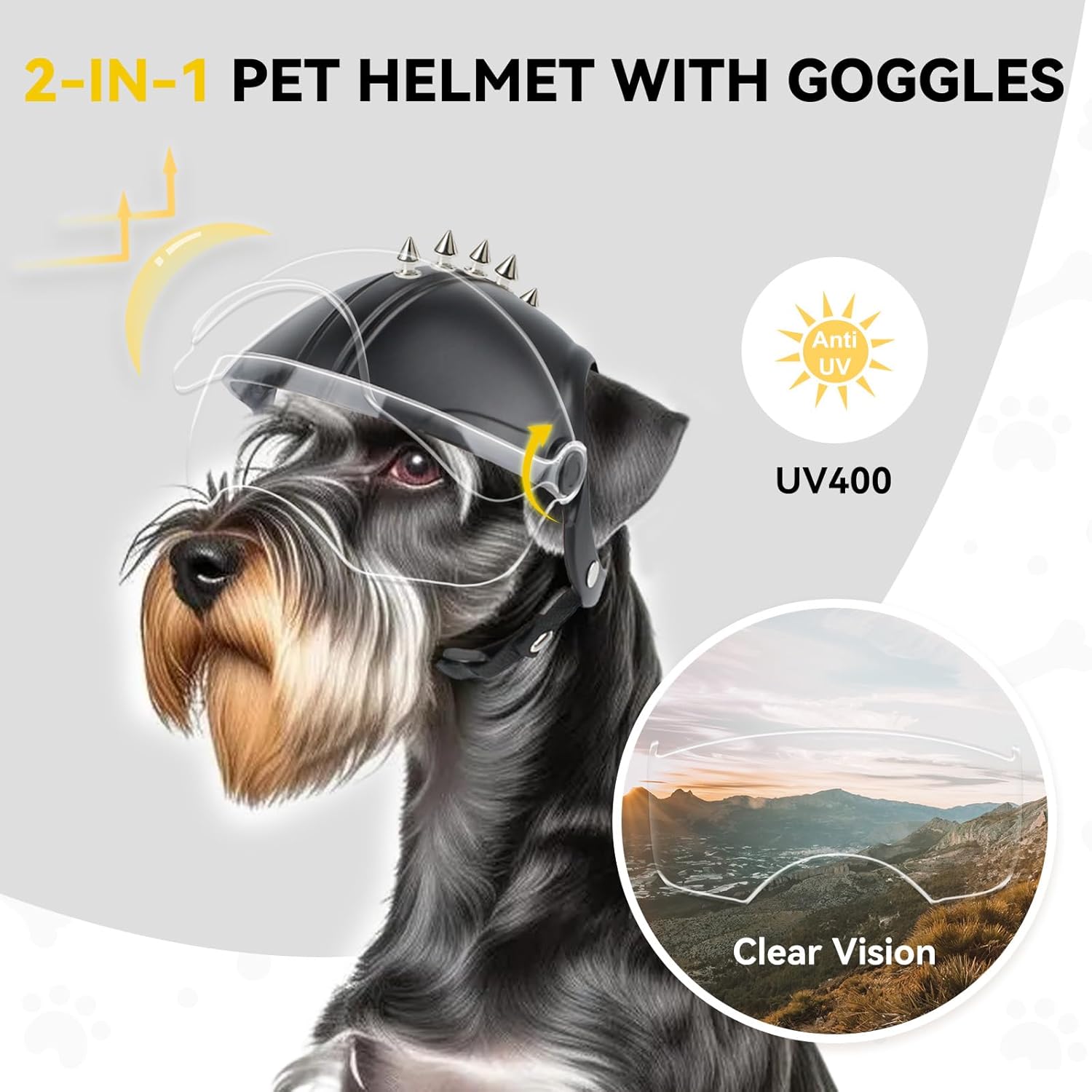 Kask dla małego psa, kask moto – Motorcycle Gear Dogs recenzja i cena