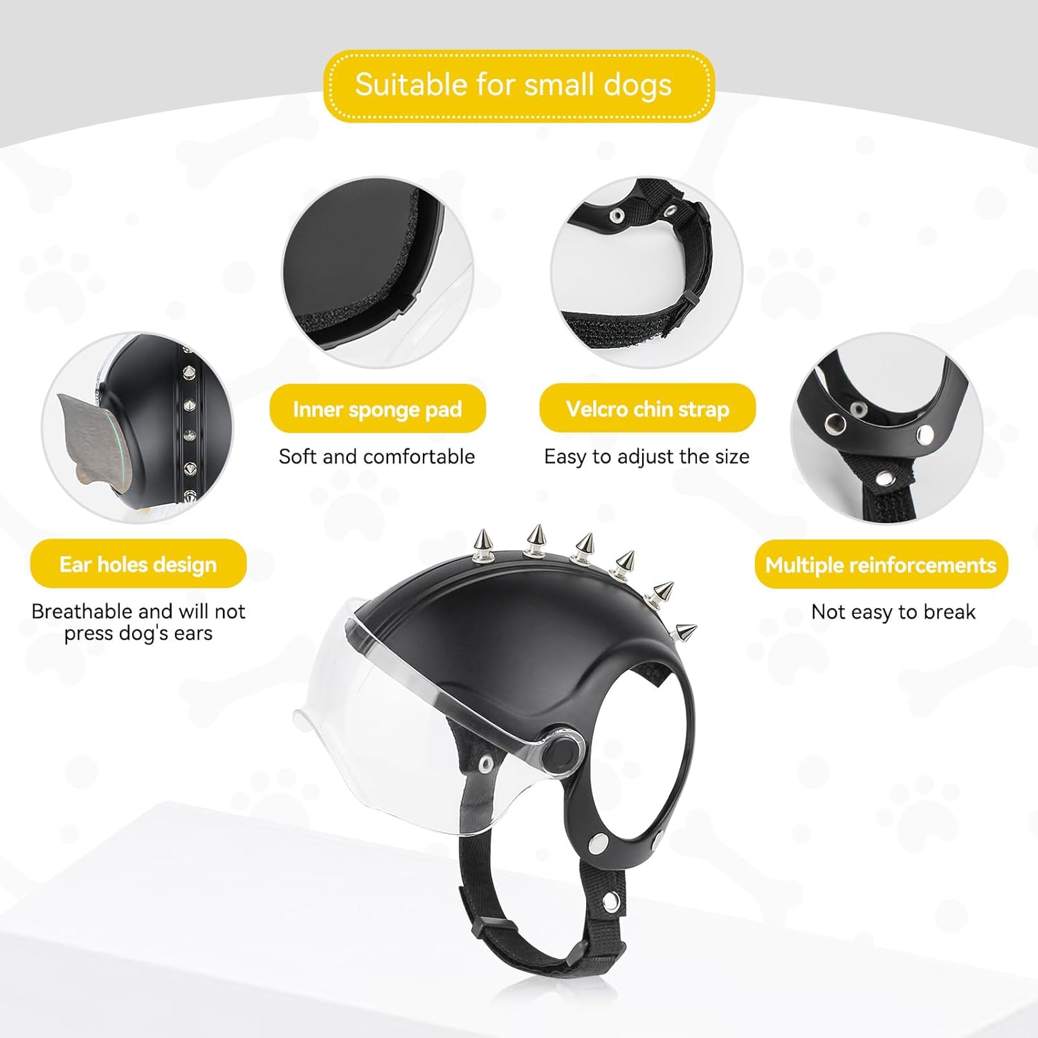 Kask dla małego psa, kask moto – Motorcycle Gear Dogs recenzja i cena
