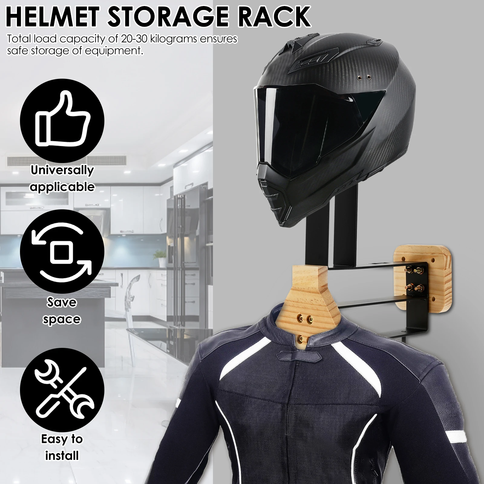 Stojak na kask motocyklowy, dr – Motorcycle Gear Holder recenzja i cena