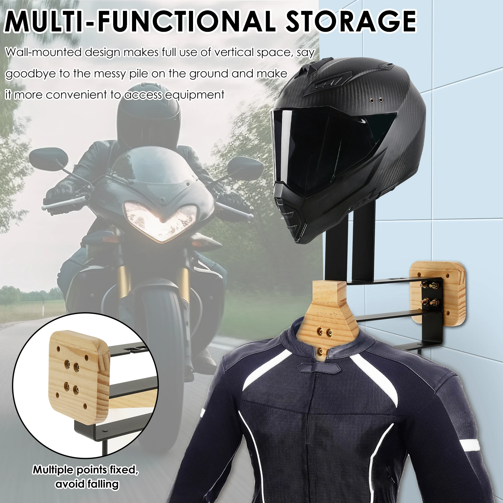 Stojak na kask motocyklowy, dr – Motorcycle Gear Holder recenzja i cena
